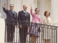The Shah and Shahbanou of Iran and President Ford and First Lady Betty Ford - 5/15/1975