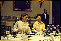 Empress of Iran with Rosalynn Carter, 07/11/1977 - ARC Identifier: 175417.