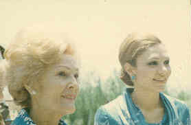 First Lady Patricia Nixon and the Shahbanou of Iran, 05/31/1972